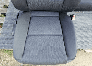 Fotele Fotel Kanapa Skladana Welur Czarny Soul Podlokietnik Audi A4 B6 Sedan Kombi Komplet 16
