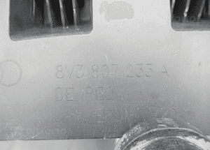 Osłona zderzaka płyta pod zderzak audi A3 8V s-line 2012-2016 6