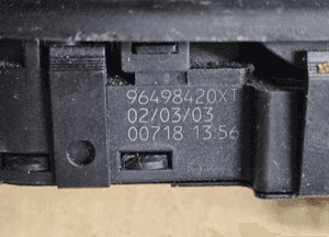 Peugeot 307 panel sterowania szyb  96498420XT  96531123XT 6