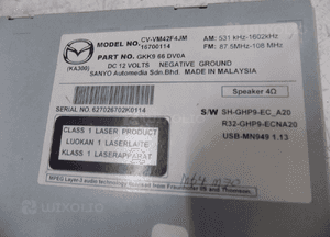 Mazda 6 iii gj 2012- radio cd nawigacja 5
