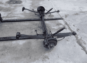 VW Crafter 2 II 2017- MAN TGE BELKA ZAWIESZENIA TYŁ RESORY 2023 ROK 3