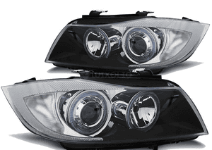 Lampy reflektory do bmw E90 E91 od 2005 do 2008 rok depo ringi soczewki 4