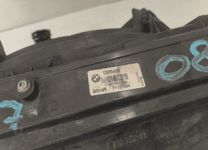 BMW e60 520d n47 oe 7726010401 KOMPLET CHŁODNIC WENTYLATOR 8