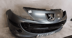 Zderzak przód przedni do peugeot 207 halogeny ezwd szary 4