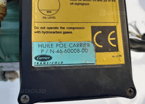 Sprężarka chłodnia carrier xarios 550 600 500 450 typ 18-60048-12 3