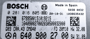 Mercedes-Benz A W169 2.0 CDI Sterownik silnika ECU A6409002700 Nowy 2