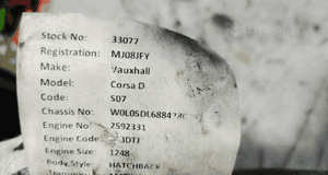 Wtryski wtryskiwacz opel corsa d 1.2 diesel 2008 manual oryginał wysyłka! 3