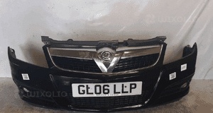 Zderzak przód przedni opel vectra c lift fl Z20R czarny halogeny 1