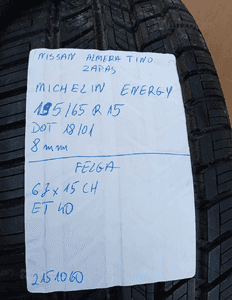Koło zapasowe dojazdówka zapas Nissan Almera Tino 5x114,3 6J 15 ET40 2151060 10