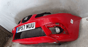 $ ZDERZAK PRZÓD PRZEDNI SEAT IBIZA 6L FR LIFT FR SPORT LS3H CZERWONY HALOGENY 3