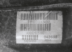 Manualna skrzynia biegów mercedes sprinter W906 2.2 cdi 651 A9062610303 2006 7