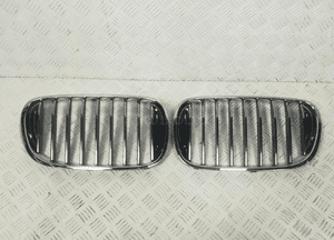 Bmw 7 G11 G12 grill atrapa chłodnicy nerka komplet lewa prawa oryginał chrom + czarny 2