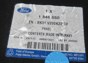 Poszycie bok błotnik tylny tył prawy ford transit MK8 2013- 9