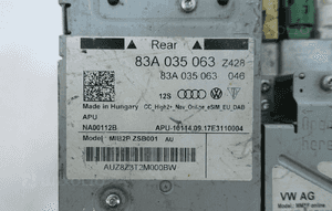 AUDI STEROWNIK MODUŁ NAWIGACJA CZYTNIK MULTIMEDIALNY MIB2 83A035063 7
