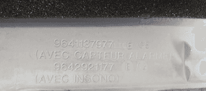 Osłona słupka lewy przód przednia lewa Peugeot 307 9641137977 4