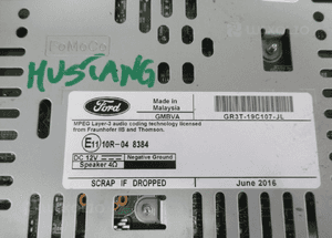 RADIO CD FORD MUSTANG VI 6 GR3T-19C107-JL 2014- 9