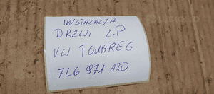Wiązka instalacja drzwi lewy przód VW Touareg 7L6971120 8