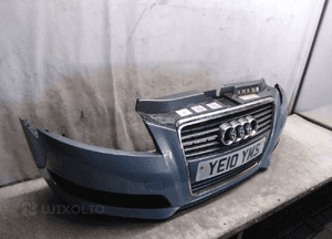^ ZDERZAK PRZÓD PRZEDNI AUDI A3 8P DRUGI LIFT 2 FL LY5J BŁĘKITNY MORSKI 2