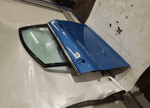 Drzwi przód przednie lewe ford fiesta MK.7 7 vii 99 błękitne niebieskie 5D 5 drzwi hb 4