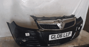 Zderzak przód przedni opel vectra c lift fl Z20R czarny halogeny 2