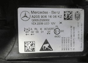 Lampa przód przednia prawa mercedes c-klasa W205 lift full led 2018- 13