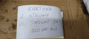 Kurtyna Airbag poduszka lewa VW Passat B6 3C0880741B 7