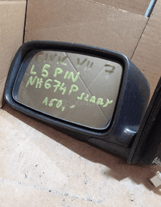 Lusterko lewe 5 pin honda civic viii NH674P szary 4