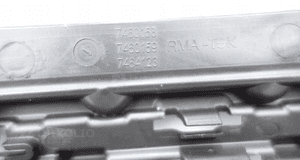 Bmw 2 F45 lift 2015- kratka atrapa zderzak przód 7460158 6