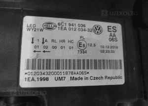 Vw polo 6C1 full led lampa przednia prawa 10