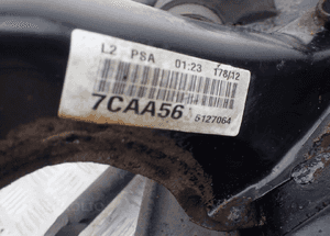 RAMA BELKA WÓZEK SANKI PEUGEOT 508 3