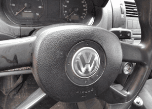 VW Polo 9N airbag kierowcy pasazera deska 3