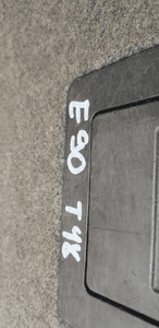 Podłoga wykładzina bagażnika BMW E90 6