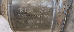 Filtr cząstek stałych DPF katalizator Citroen C5 III 2.0 HDI K522 19C09A 6