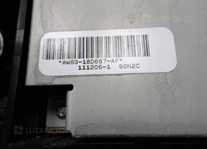 Jaguar xj X351 panel klimatyzacji nawiew tył tunel 8