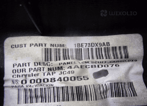 Fiat freemont osłona progu bagażnika 1BE73DX9AB 2