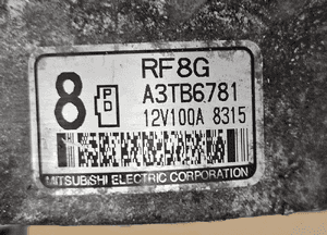 Mazda 5 6 2.0 CITD alternator RF7J RF8G 6
