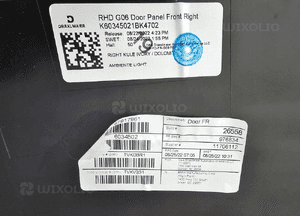Tapicerka tapicerki drzwi bmw X6 G06 rl 9