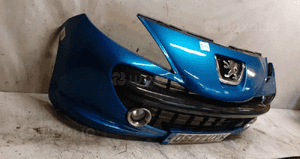 Zderzak przód przedni do peugeot 207 halogeny urban move kmf niebieski błękitny 6