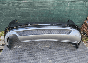 Zderzak Tyl Tylny S-Line Czarny LZ9Y Dyfuzor Czujniki PDC Audi A4 B8 Sedan 08r 10