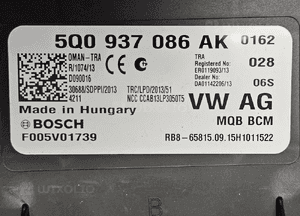 VW Passat B8 moduł sterownik BCM 5Q0937086AK 2