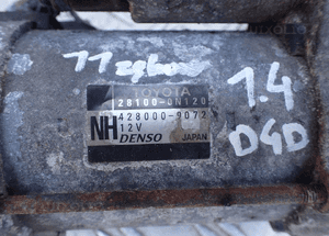 Rozrusznik toyota 1,4 D4D 28100-0N120 radom 2