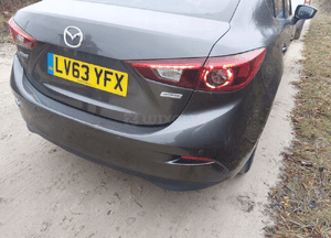 Mazda 3 iii zderzak tył tylni pdc sedan 2013-2018 kompletny 5