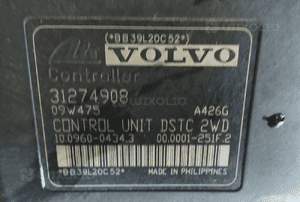 Volvo C30 S40 V50 pompa sterownik ABS 31274908 3