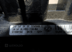 Fiat panda ii 1.2 8v komputer sterownik 51880192 IAW5AF 2