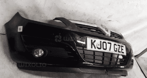 Zderzak przód przedni do opel corsa d Z20R czarny halogeny 4
