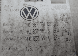 Vw T5 T6 podsufitka 7H1867501DR radom 2