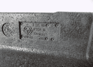 BMW 1 F20/F21 - Absorber zderzaka - 11652 5
