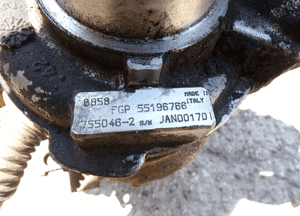 Turbosprężarka fiat croma ii vectra c saab 1.9 16V cdti jtdm 55196766 3