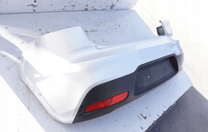 Zderzak tył kia rio 3 iii srebrny 2