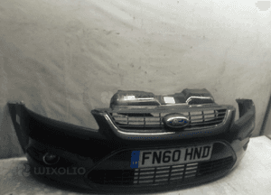 Zderzak przód przedni ford focus MK.2 2 ii lift fl H4 szary grafitowy halogeny 3